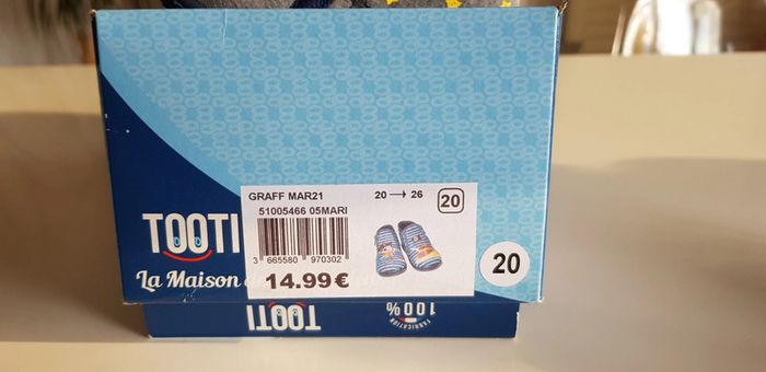 Pantoufles/chaussons Tooti P20 - photo numéro 5