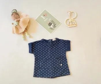 Tee shirt Bebe a pois