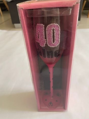Flute champagne 40 ans 