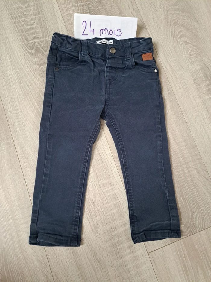 Pantalon bleu 24 mois