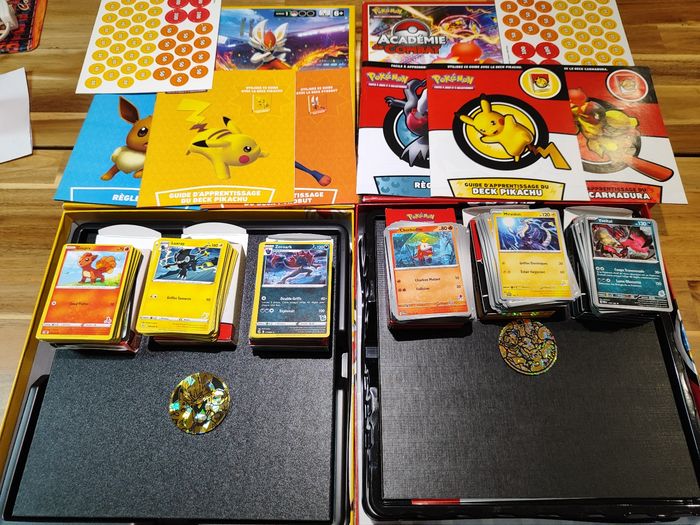 Lot de 2 coffrets académie de combat pokémon 2022 et 2024 FR - photo numéro 3