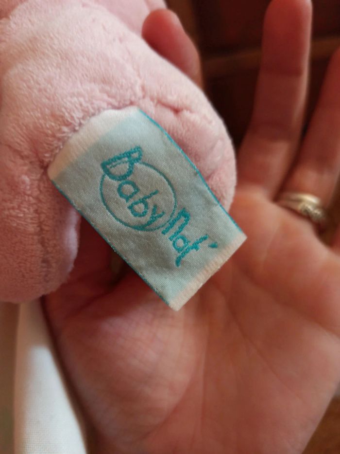 Doudou ours rose baby nat tbe - photo numéro 5