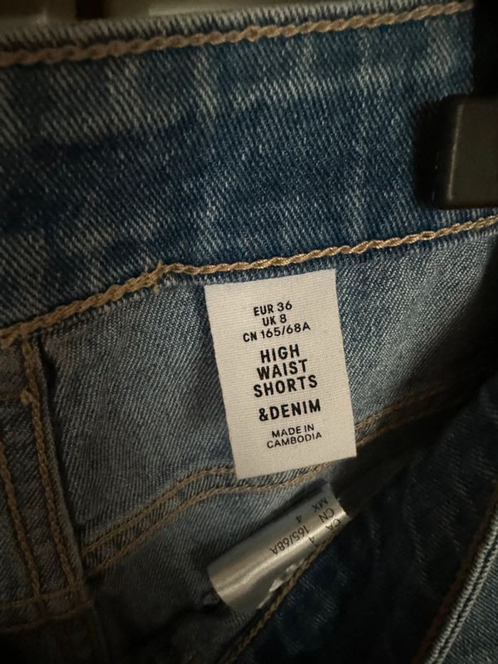 Short en jean H&M S - photo numéro 2