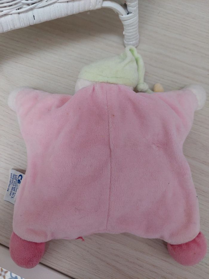 Nattou - doudou hippopotame rose - photo numéro 3