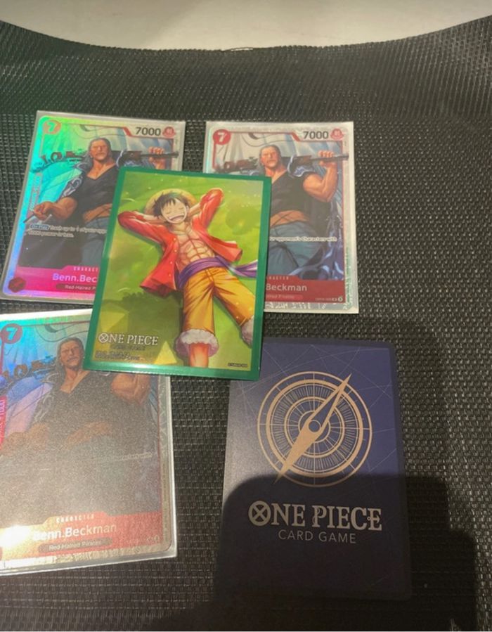 Lot x4 carte Benn Beckman OP09-009 super rare SR foil playset anglais One Piece TCG - photo numéro 3