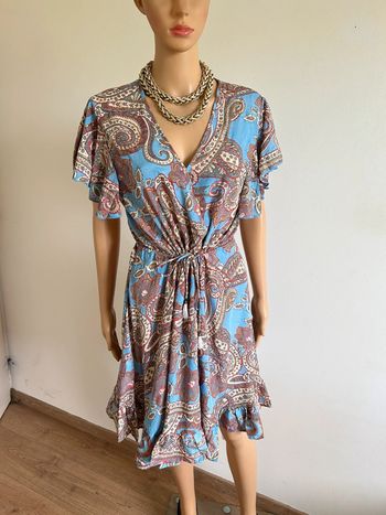 Robe imprimée mi longue neuve Trilce taille XL