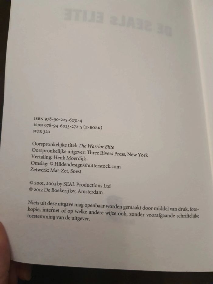 Boek De Seals Élite a True Story! - photo numéro 9