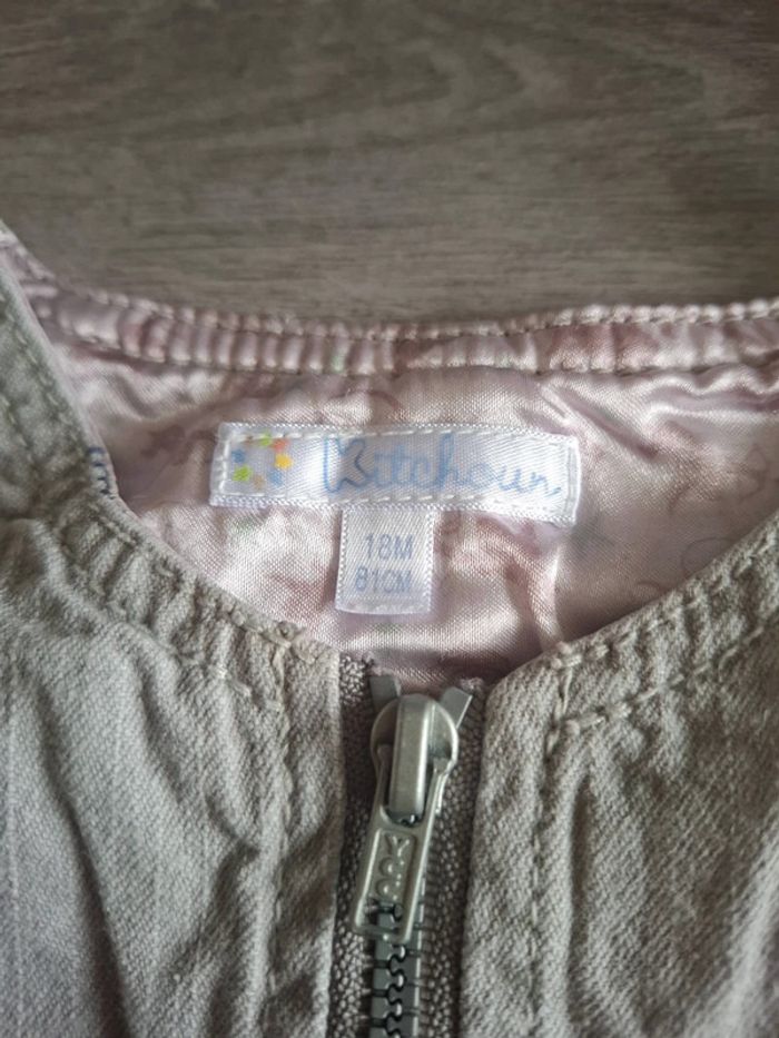 Jolie robe en jean gris 18 mois - photo numéro 3