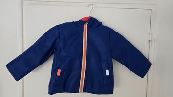 Beau impermeable doublé bleu 36 mois Jacadi