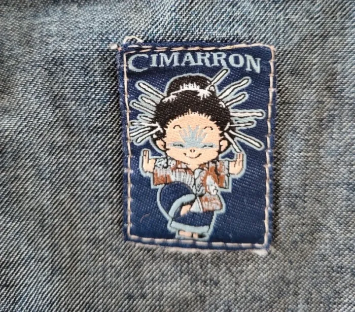 Veste en jean bleue foncée Cimarron Taille 38 - photo numéro 8