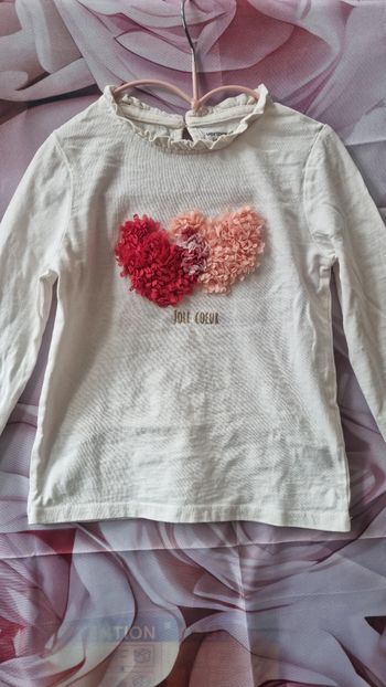 Tee-shirt fille ml 3 ans
