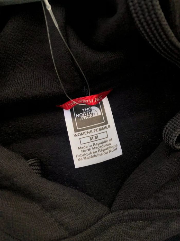 Sweat à capuche noir brodé - The North Face - photo numéro 6