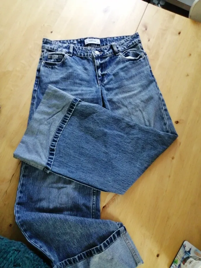 Jeans avec revers