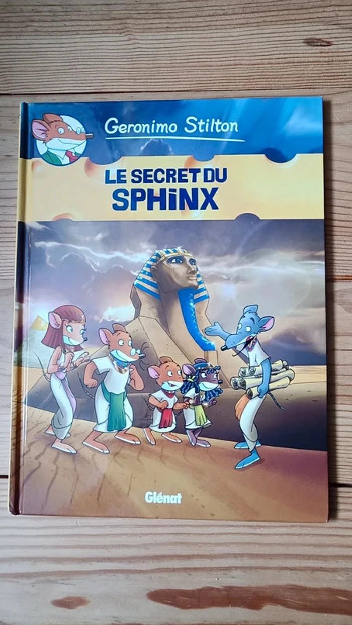 BD - Geronimo Stilton : Le secret du sphinx