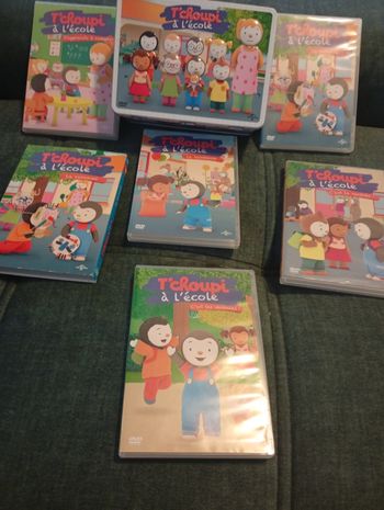 Coffret 6 Dvd T'choupi dans boîte en métal 