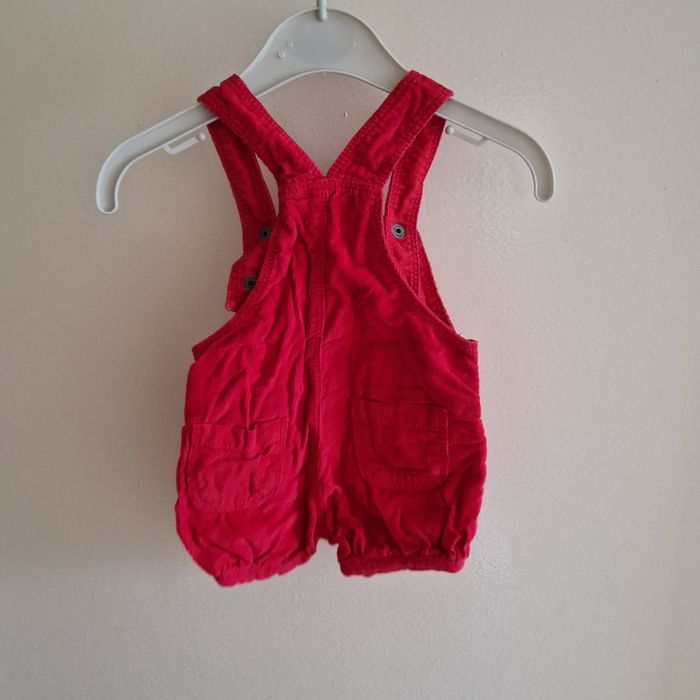3 mois salopette rouge - photo numéro 3