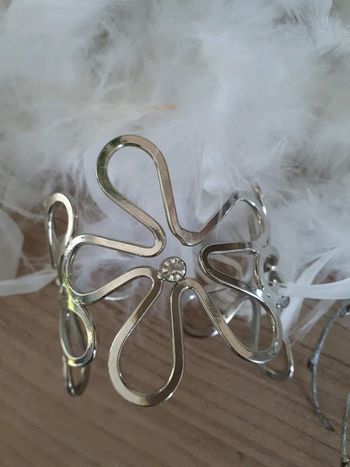 Bracelet argenté et strass
