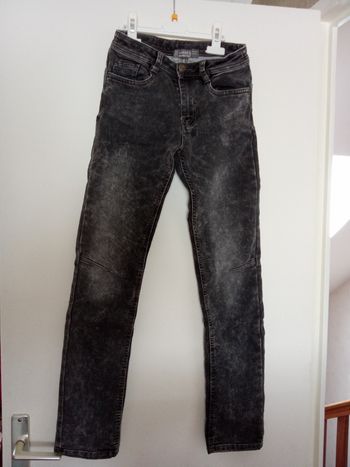 Jean noir effet délavé marque orchestra garçon 12 ans