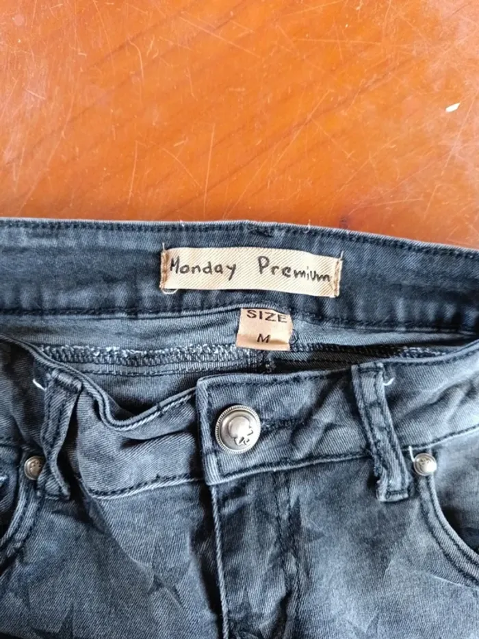 79- jeans, Taille M, Monday prenium - photo numéro 3