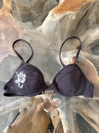 Haut de maillot de bain marron femme 85B