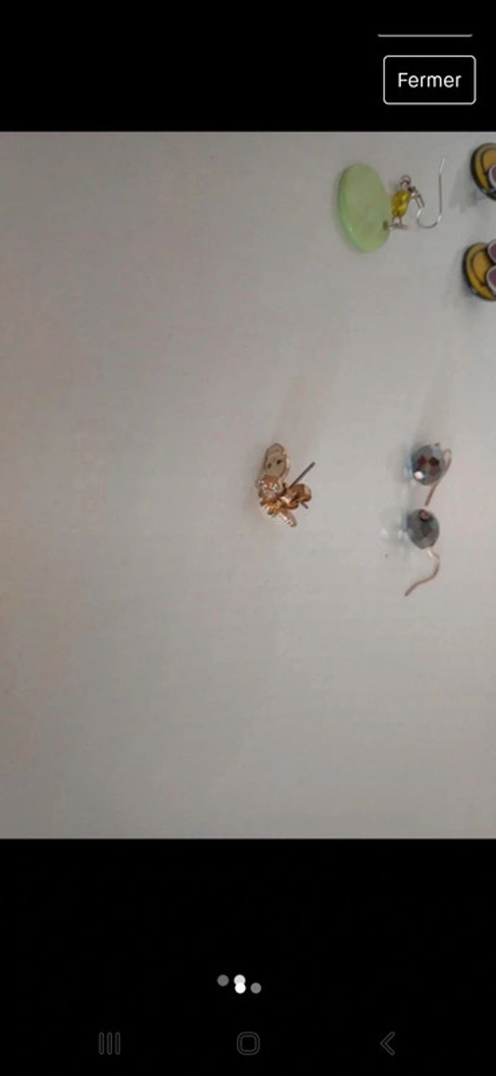 Lot 4 paires de boucles d'oreilles de - photo numéro 2