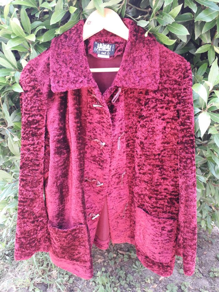S and G veste Bordeaux taille 5 = 46/48