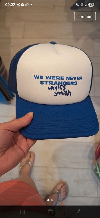 Myles smith casquette 