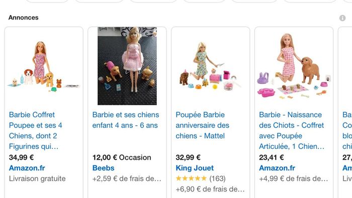 Coffret barbie et ses chiens - photo numéro 11