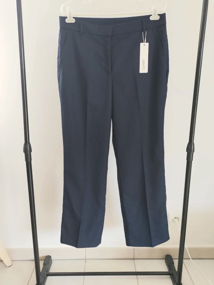 Esprit pantalon bleu marine 44 - photo numéro 2