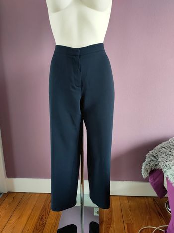 Pantalon bleu marine chic