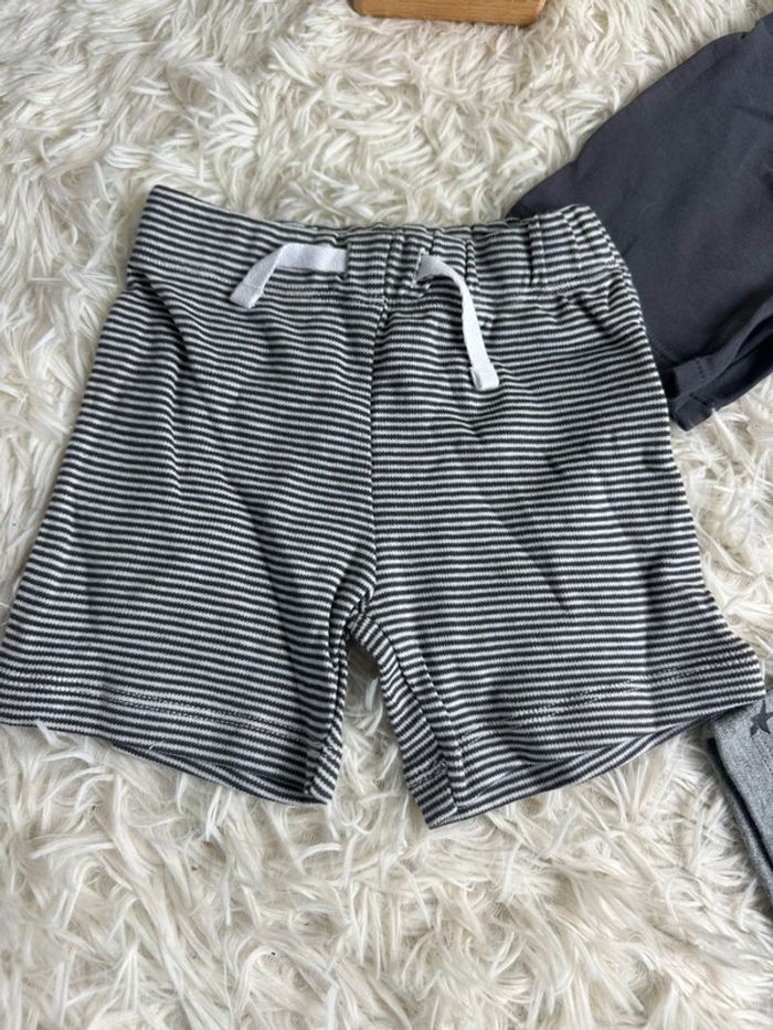 Lot de 3 shorts Amazon essential taille 9 mois - photo numéro 2