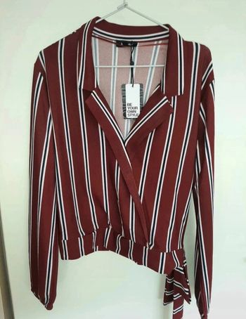Blouse bordeau