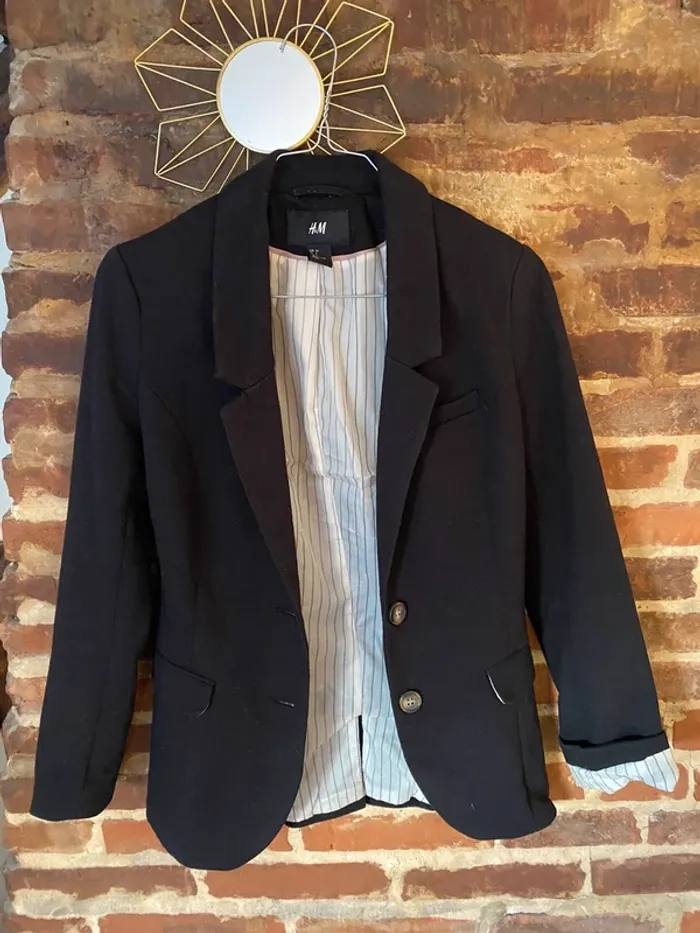 Blazer noir H&M - photo numéro 1