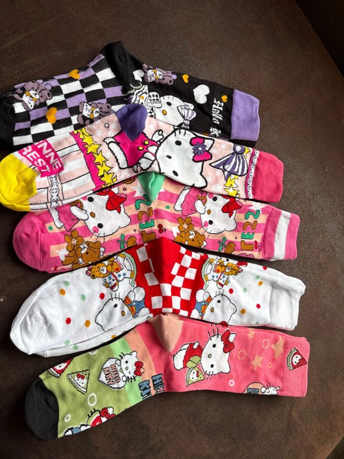 Lot de 5 paires de chaussettes Hello kitty