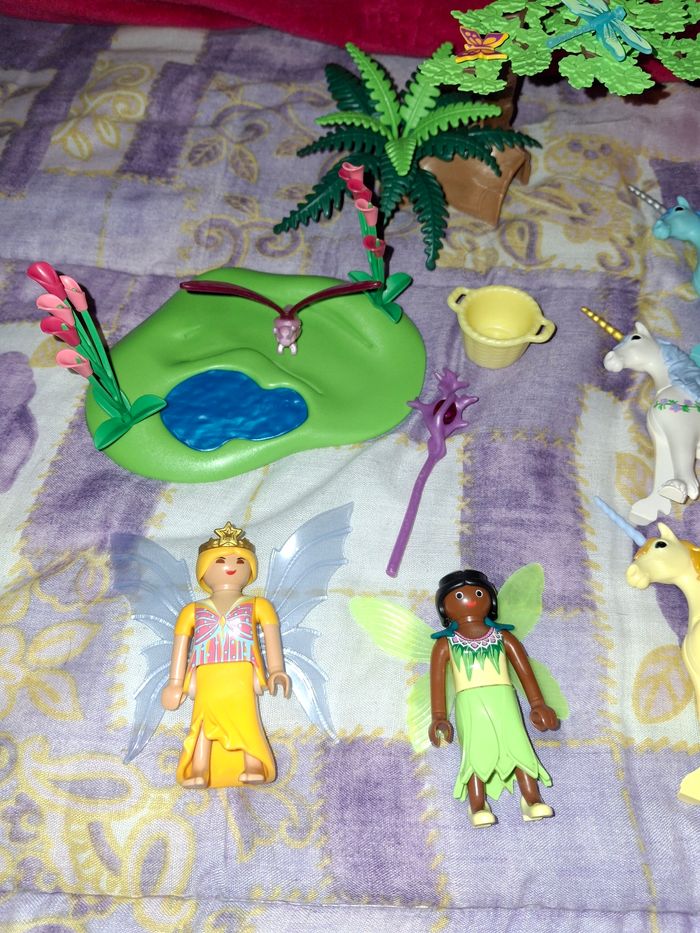 Lot playmobil fées et licornes - photo numéro 3