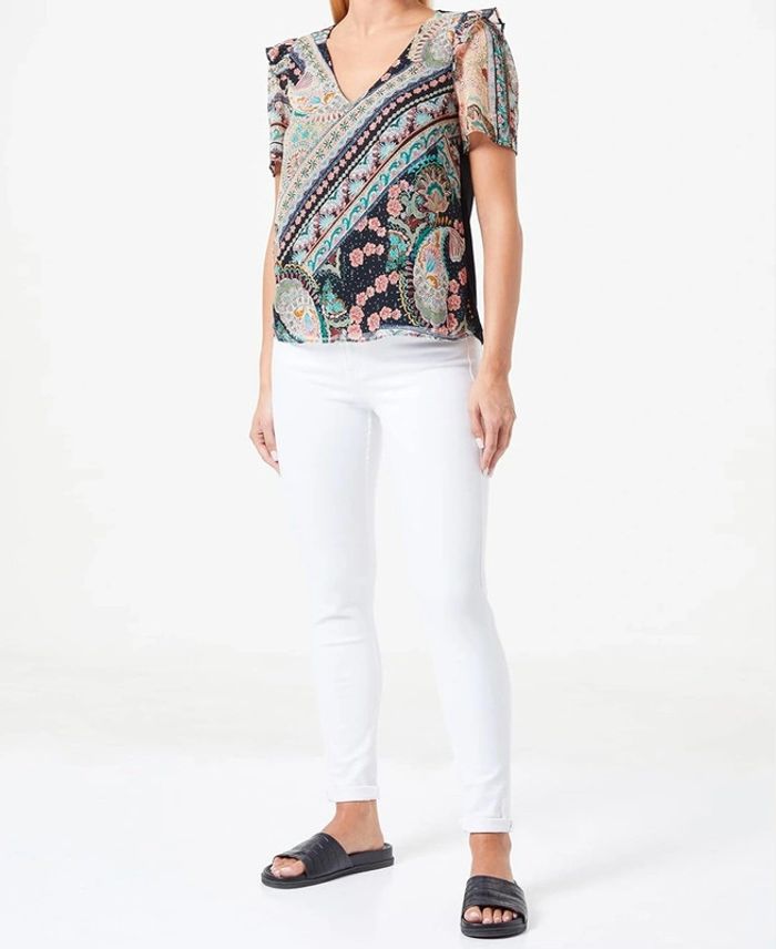 T-shirt imprimé taille S/36 🌸 Naf Naf - photo numéro 7