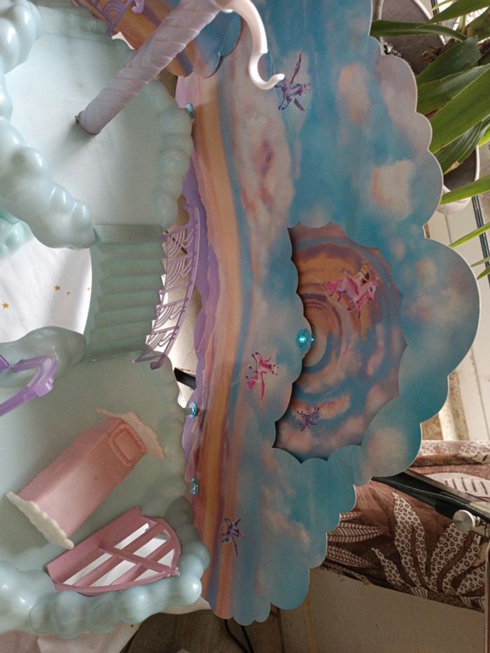 Barbie mattel royaume kingdom nuage magic féerique licorne unicorn poupée doll Pegasus castillo - photo numéro 14