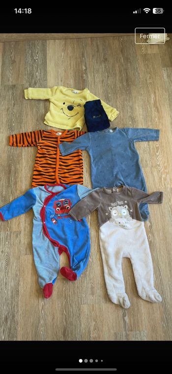Lot de 5 pyjamas