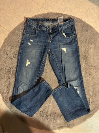 Jeans droit troué C&A