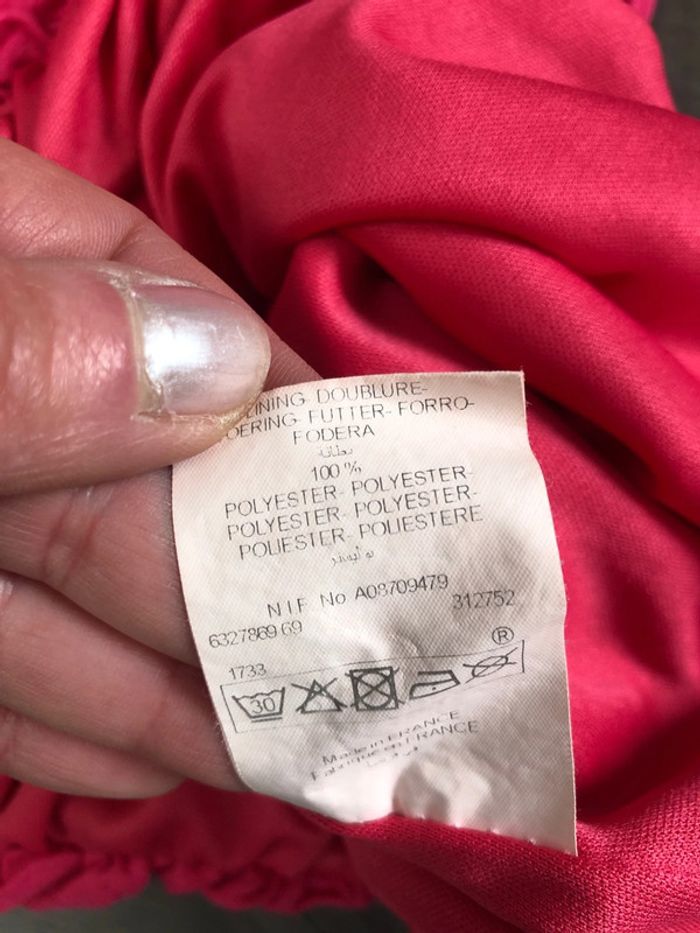 Robe d’été boule Etam taille 36 rose fuchsia - photo numéro 6