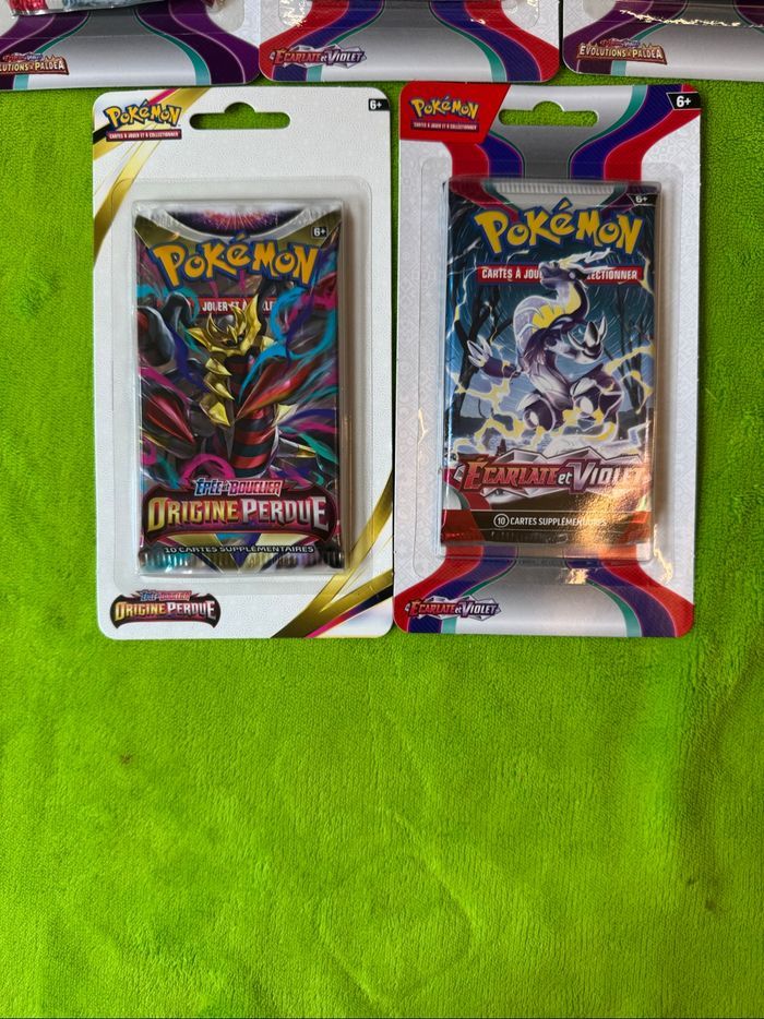 Lot de 5 Blisters Pokémon Scellé Comprend 2x Écarlate et Violet 2x Évolutions à Paldéa 1x Origine Perdue - photo numéro 2