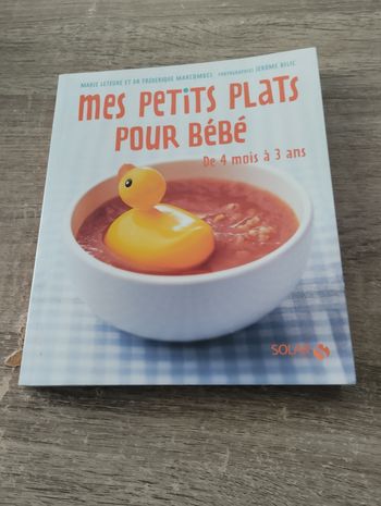 Mes petits plats pour bébé