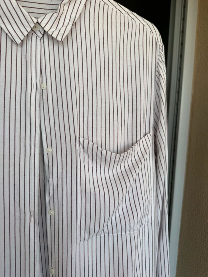 Chemise à rayures Bershka - photo numéro 3