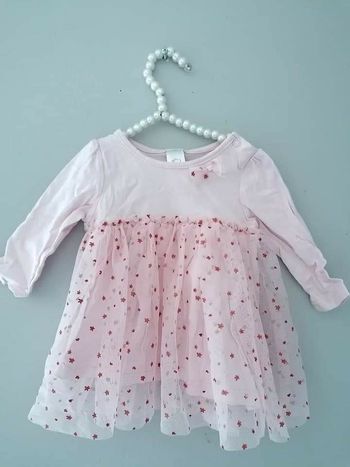 6 mois bébé fille robe bi matiere