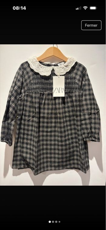 Magnifique robe neuve Zara 5ans