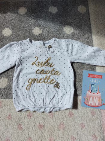 Tee-shirt ml 12 mois lulu