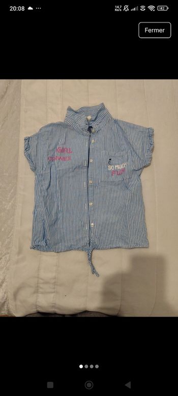 Chemise 10 ans 