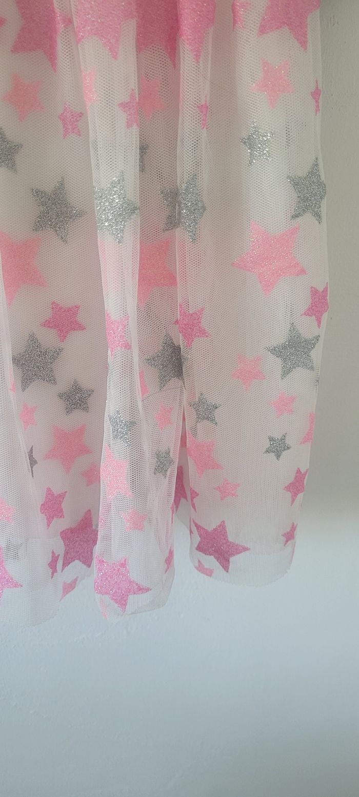 Robe rose et blanche avec paillette primark - photo numéro 5