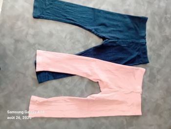 Lot de 2 leggings bébé fille, 36 mois