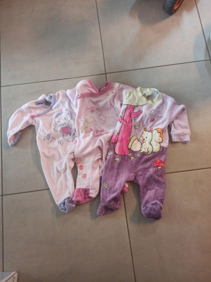 Lot 3 pyjamas 3 mois